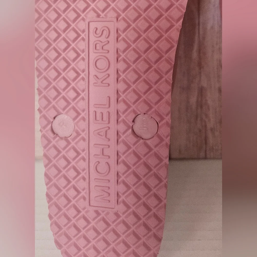 Michael Kors Logo Pink Sandals